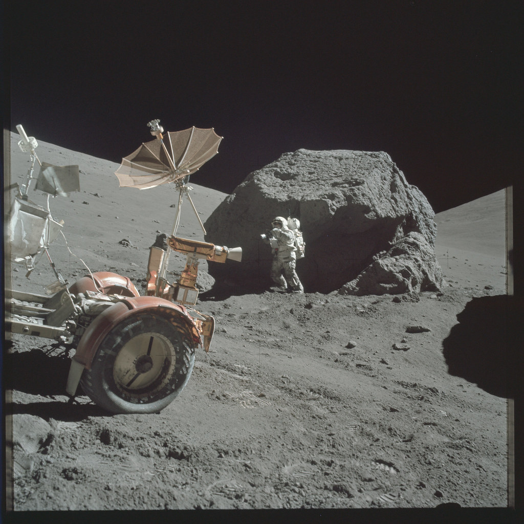 Lunar exploration mission representing ambitious innovation, strategic investment, and building ventures that push beyond traditional boundaries